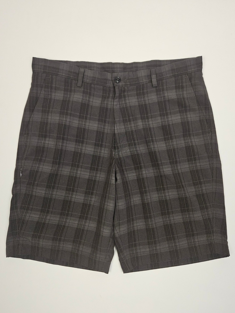 Haggar 1926 Grey Plaid Golf Shorts Men's Size 34